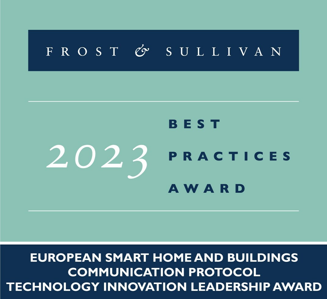 KNX Awarded Frost & Sullivan's 2023 Global Technology Innovation Leadership Award for Its Superior and Disruptive Smart Home and Building Technology