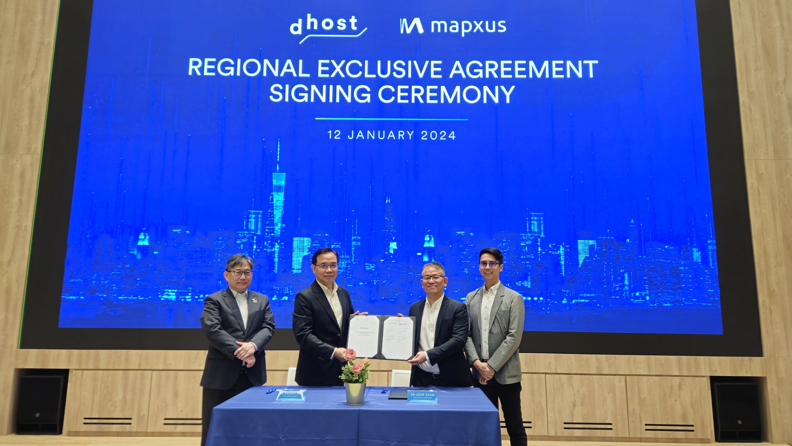DHOST AND MAPXUS FORGE LANDMARK PARTNERSHIP TO REDEFINE THE SMART BUILDING LANDSCAPE IN ASIA